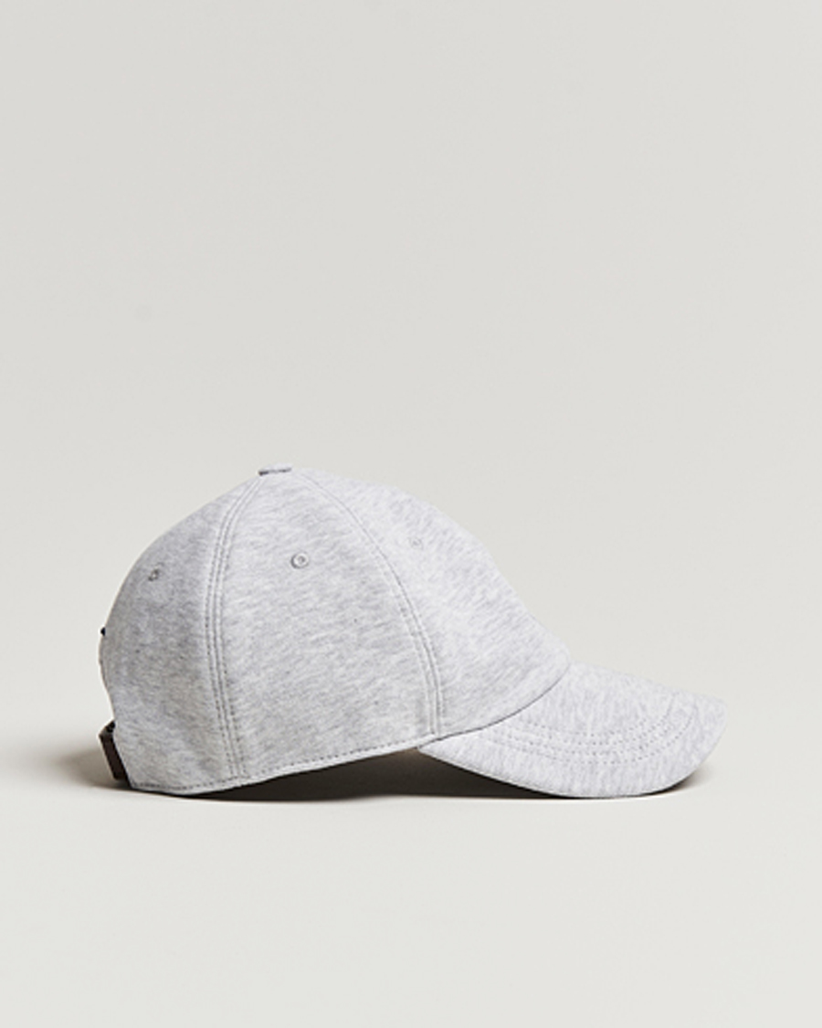 Men | Brunello Cucinelli Peach Baseball Cap Light Grey | Brunello Cucinelli | Peach Baseball Cap Light Grey