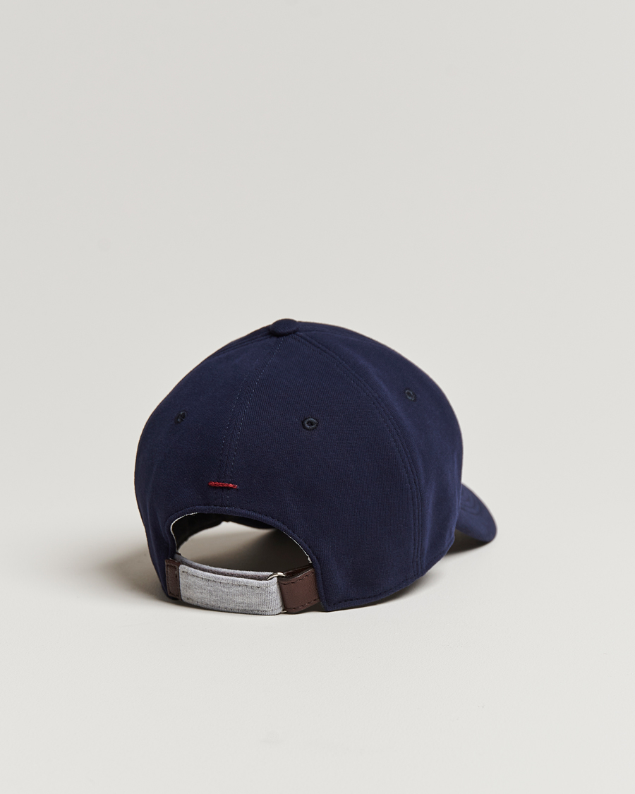 Men | Brunello Cucinelli Peach Baseball Cap Navy | Brunello Cucinelli | Peach Baseball Cap Navy