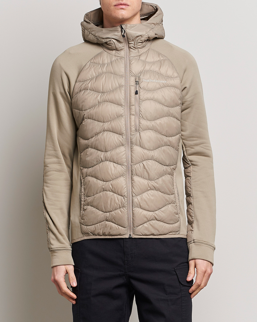 Men | Coats & Jackets | Peak Performance | Helium Hooded Hybrid Avid Beige