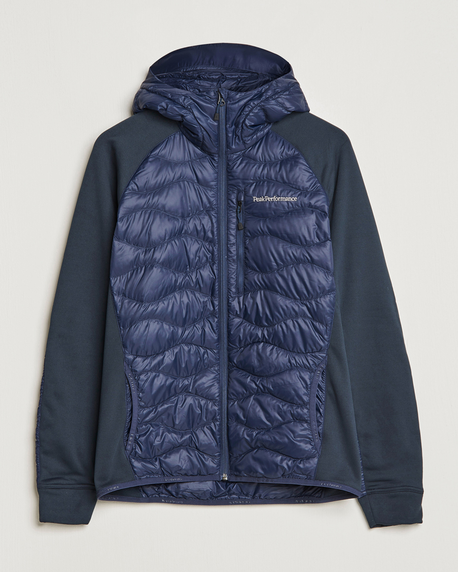 Men | Coats & Jackets | Peak Performance | Helium Hooded Hybrid Blue Shadow