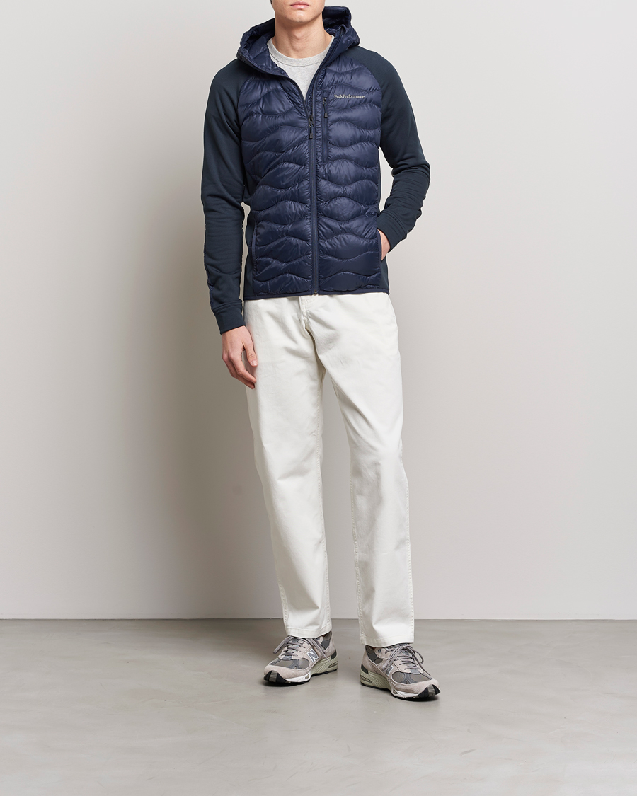 Men | Coats & Jackets | Peak Performance | Helium Hooded Hybrid Blue Shadow