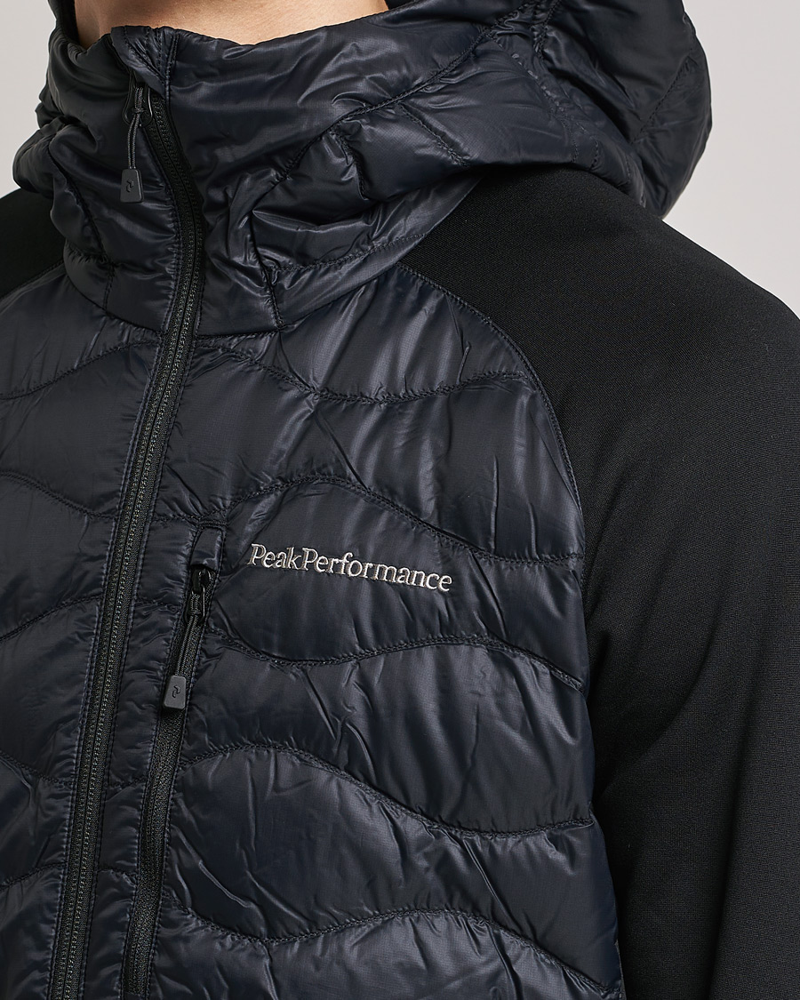 Men | Coats & Jackets | Peak Performance | Helium Hooded Hybrid Black