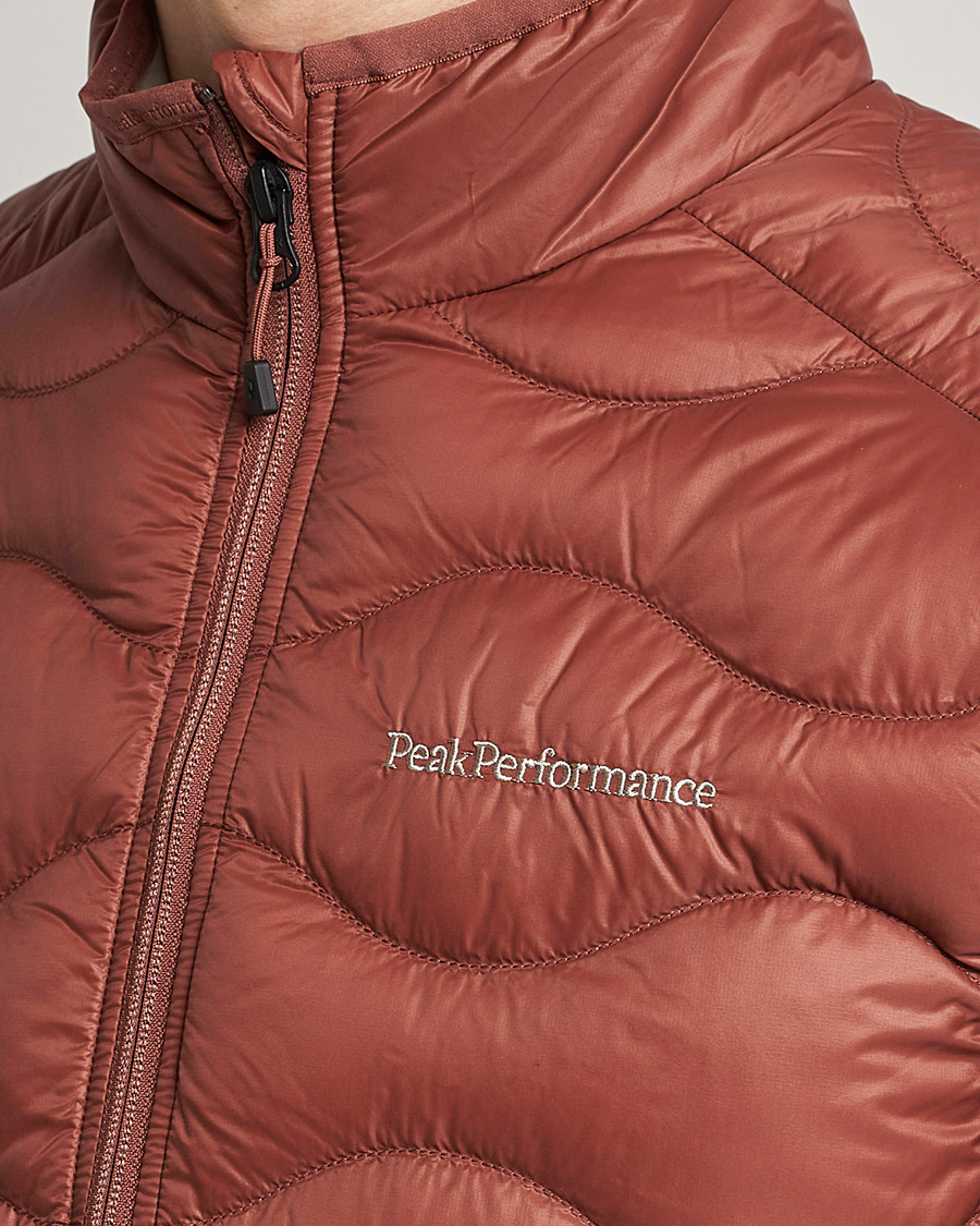 Men | Gilets | Peak Performance | Helium Down Vest Classic Clay
