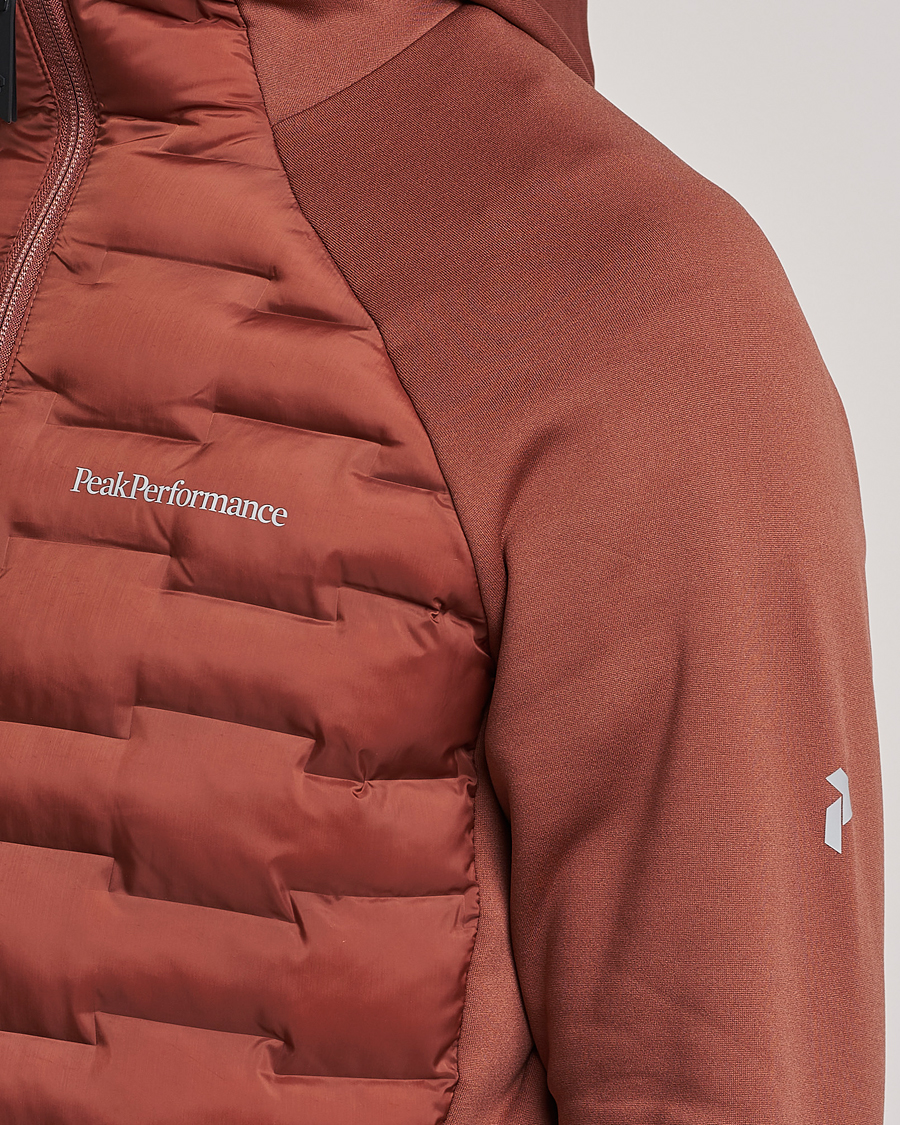 Men | Coats & Jackets | Peak Performance | Argon Hybrid Light Hood Jacket Classic Clay