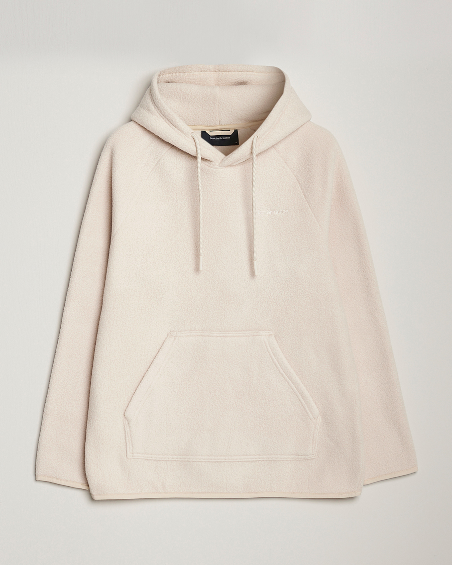 Men | Sweaters & Knitwear | Peak Performance | Fleece Hood Sand Fog