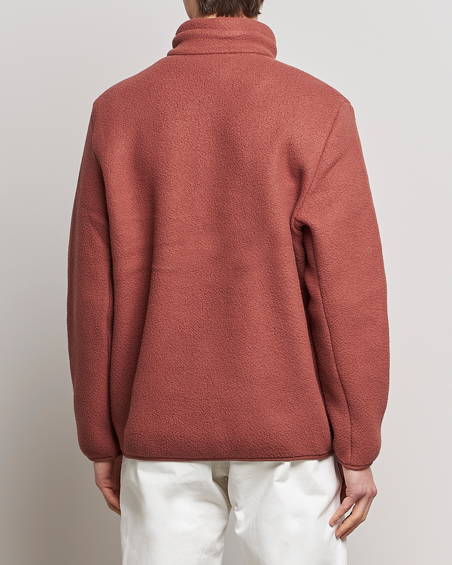 Men | Sweaters & Knitwear | Peak Performance | Fleece Snap Sweater Classic Clay