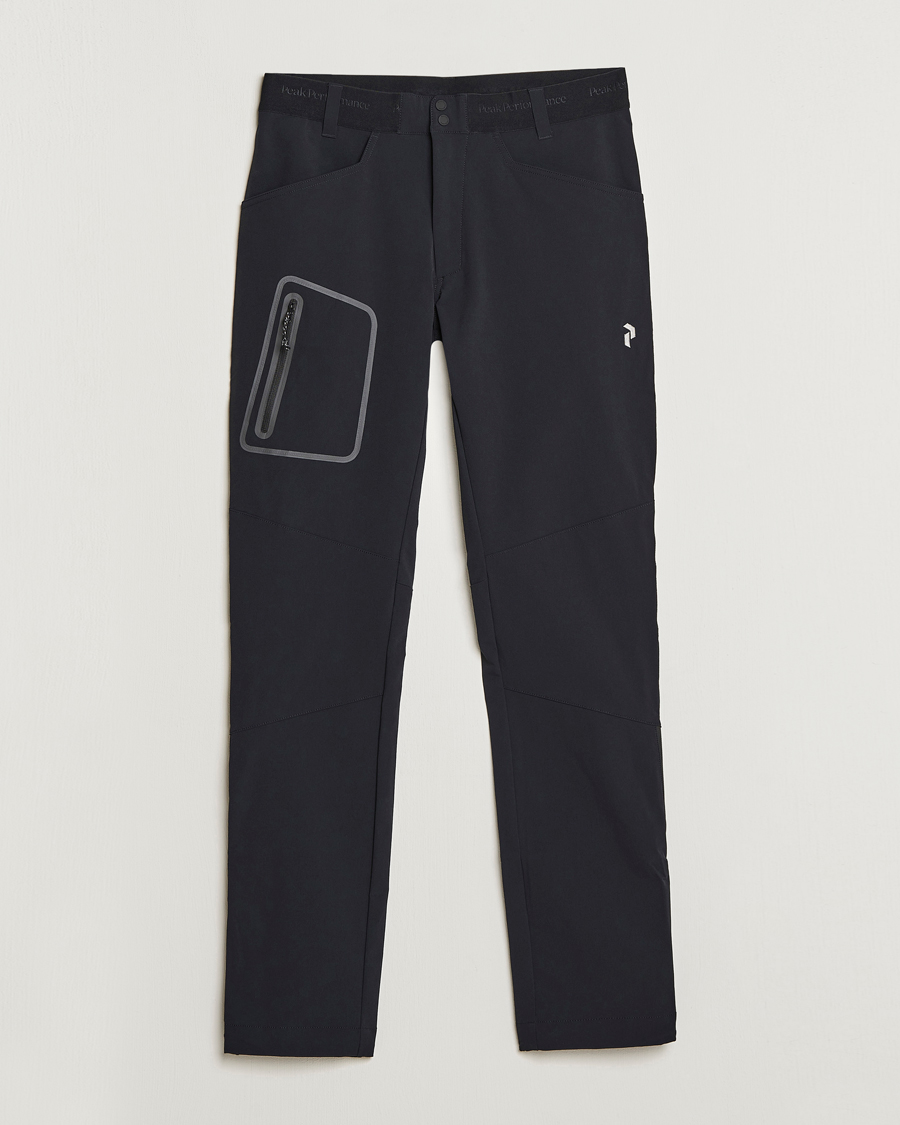 Men | Trousers | Peak Performance | Tech Light Woven Scale Pants Black