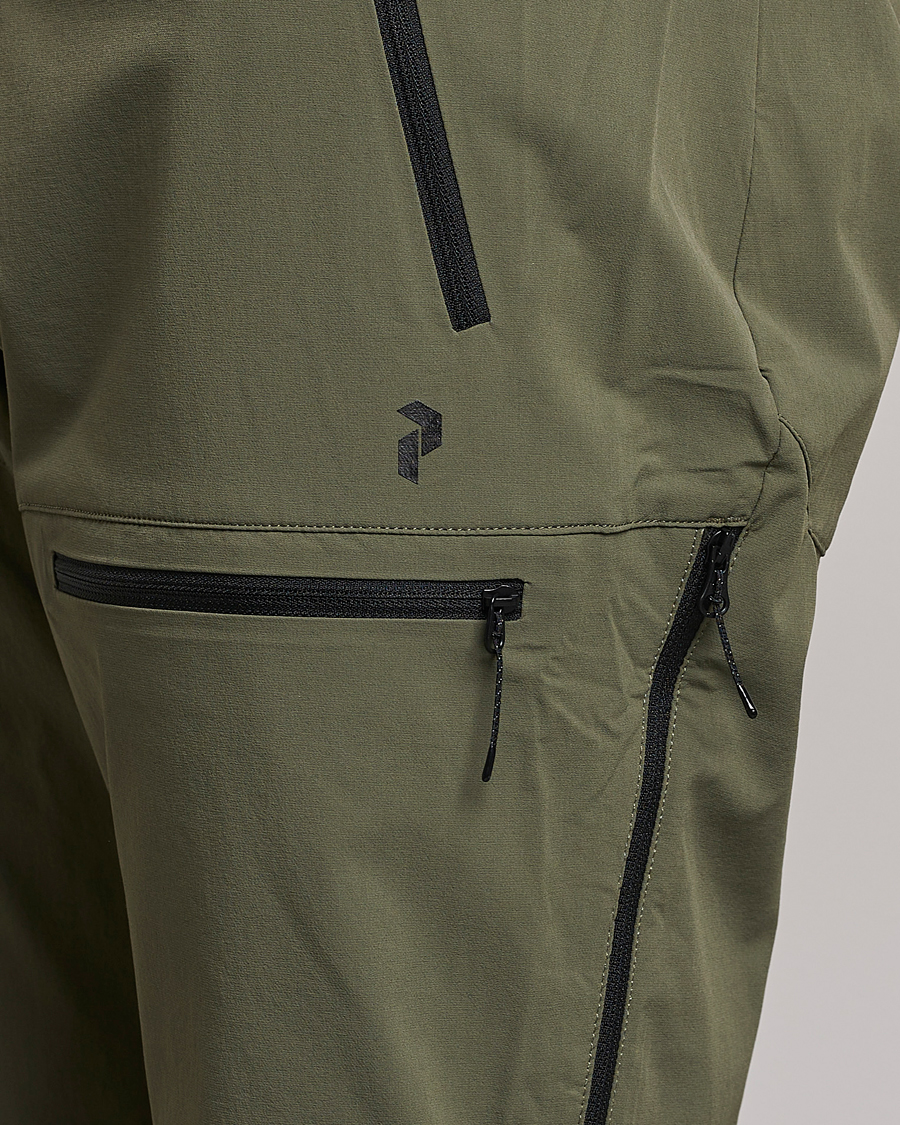 Men | Trousers | Peak Performance | Stretch Trek Pants Pine Needle