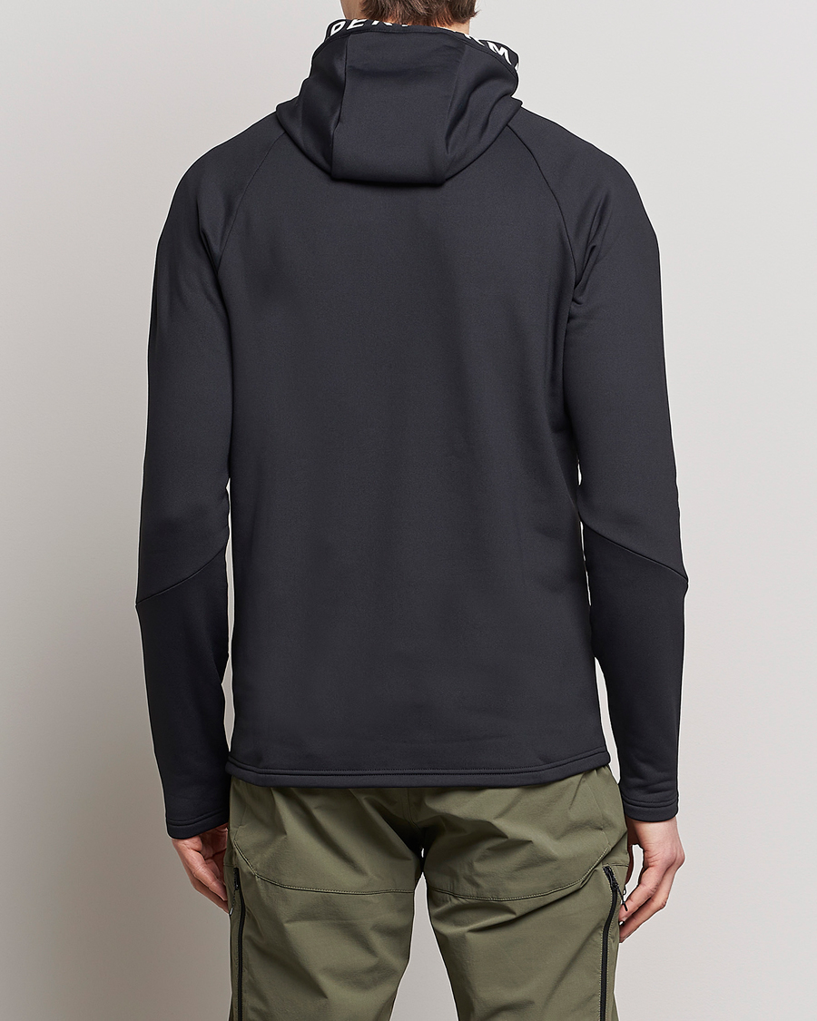 Men | Sweaters & Knitwear | Peak Performance | Rider Zip Hood Fleece Black