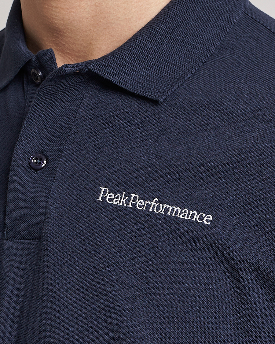 Men | Polo Shirts | Peak Performance | Original Polo Blue Shadow