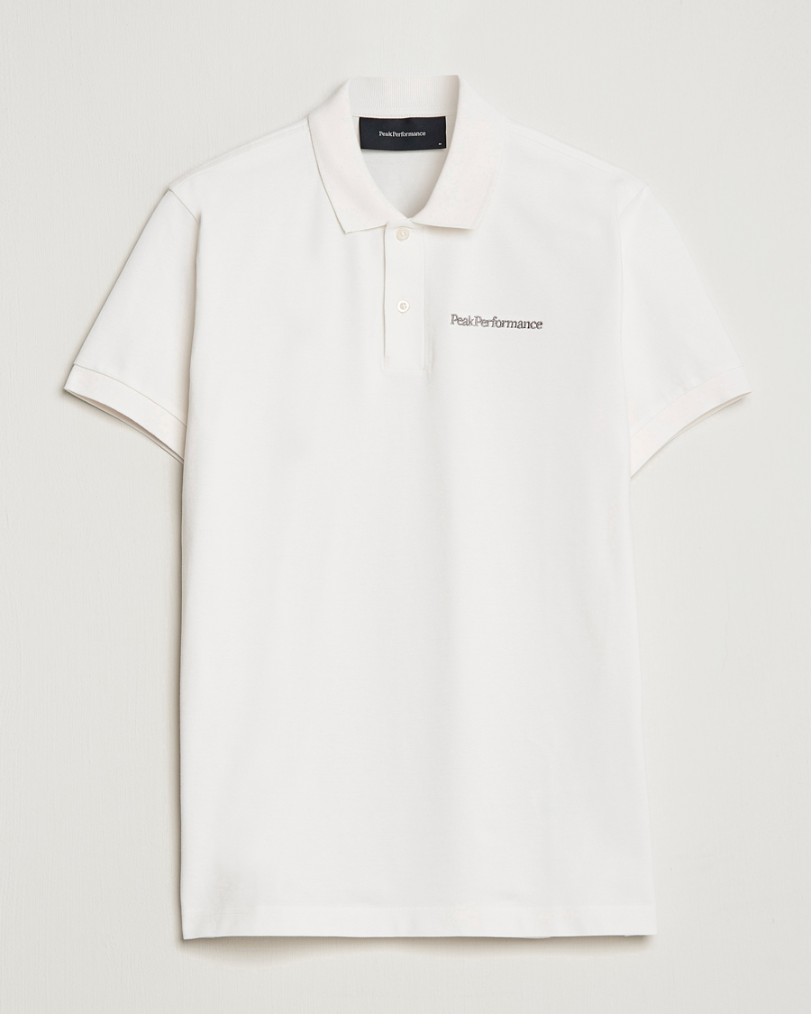 Men | Polo Shirts | Peak Performance | Original Polo Off White