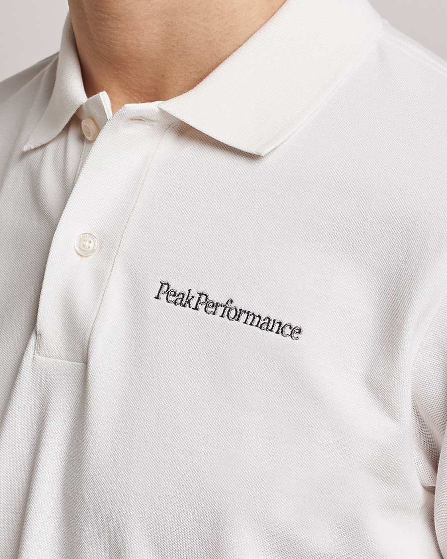 Men | Polo Shirts | Peak Performance | Original Polo Off White