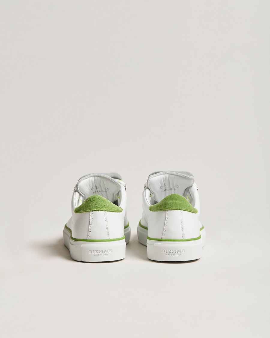 Men | Diemme Marostica Low Sneaker White Nappa Lime | Diemme | Marostica Low Sneaker White Nappa Lime
