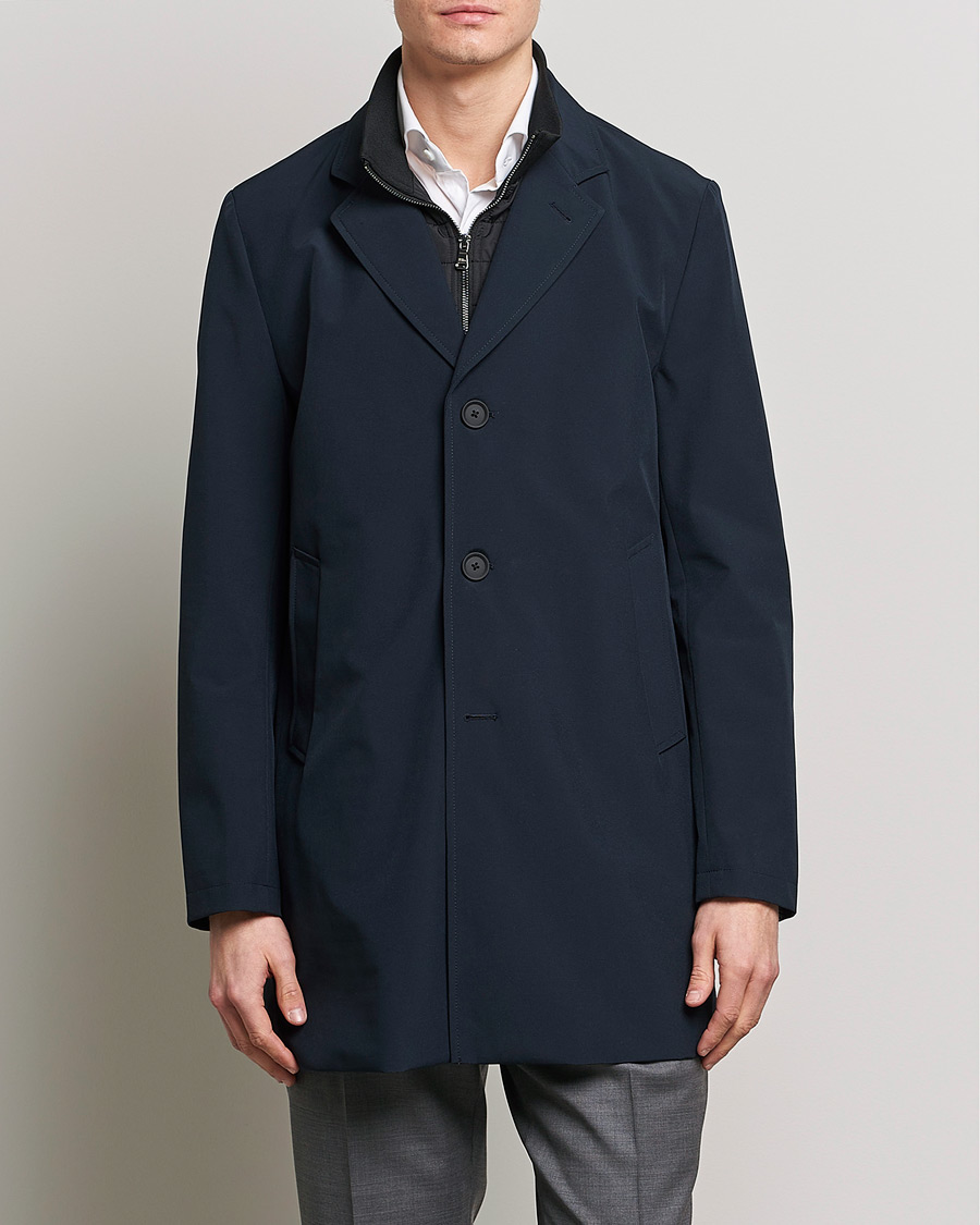 Men | Coats & Jackets | Oscar Jacobson | Dalton Nylon Liner Coat Navy