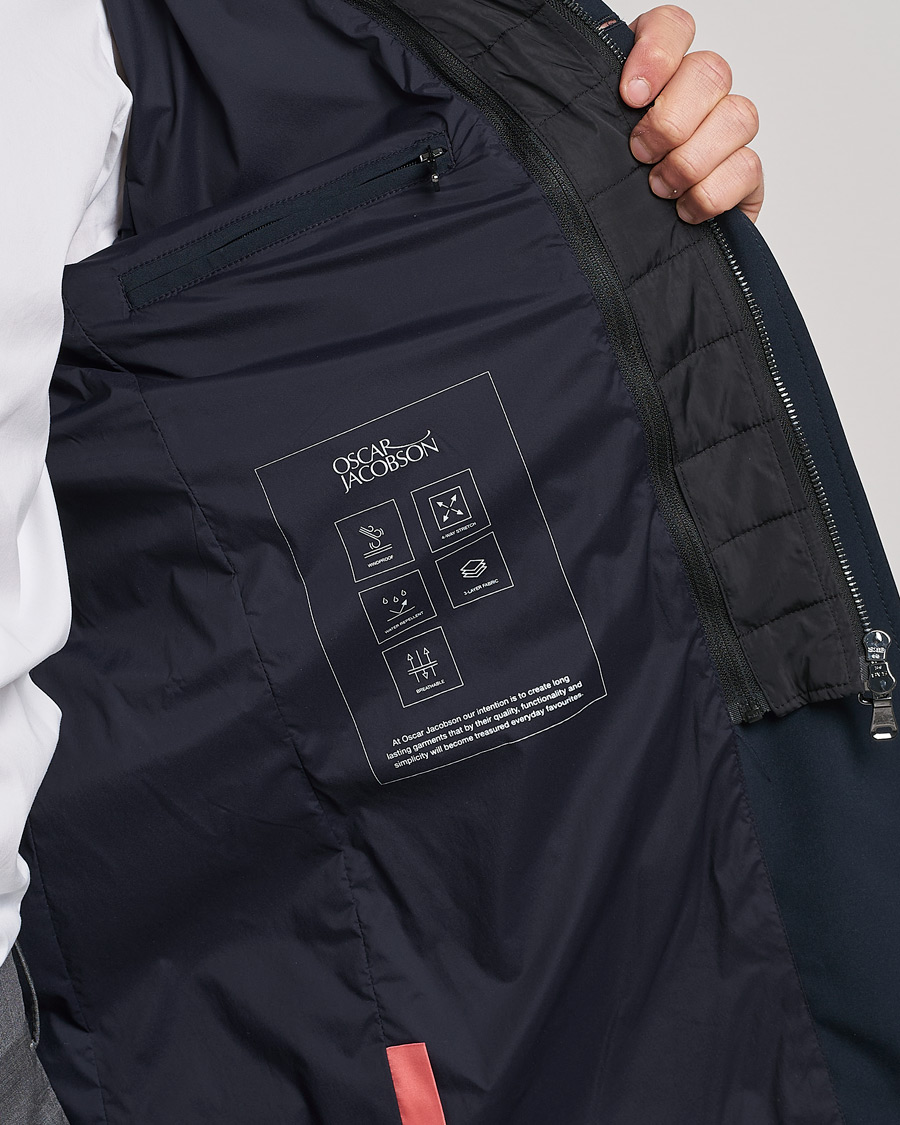 Men | Coats & Jackets | Oscar Jacobson | Dalton Nylon Liner Coat Navy