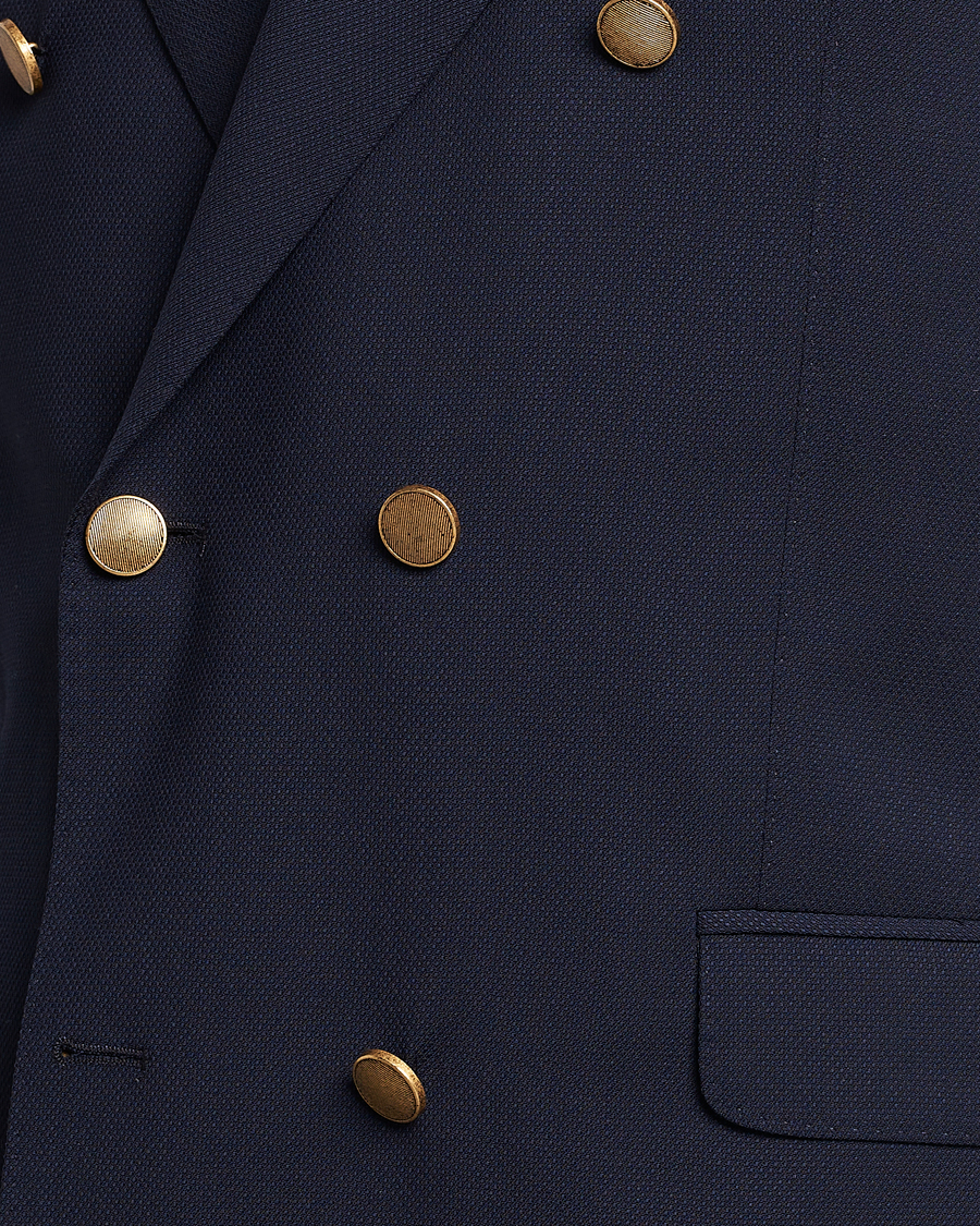 Men | Blazers | Oscar Jacobson | Farris Double Breasted Club Blazer Navy