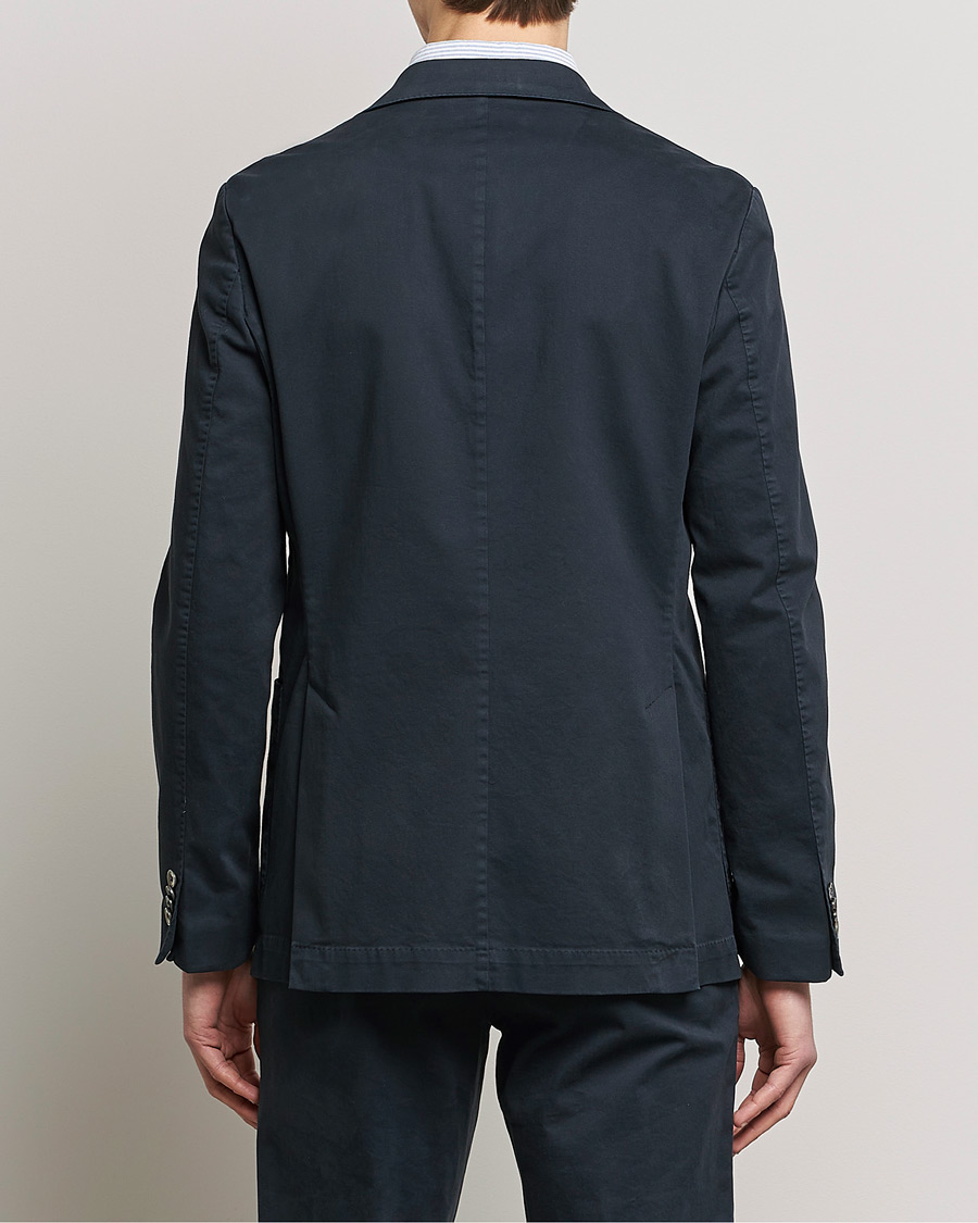 Men | Blazers | Oscar Jacobson | Egel Cotton Blazer Navy