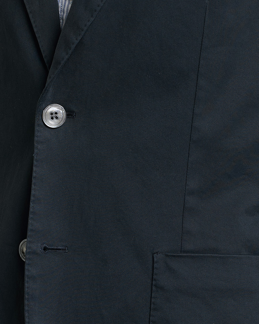 Men | Blazers | Oscar Jacobson | Egel Cotton Blazer Navy