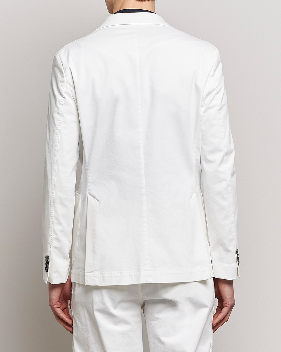 Men | Blazers | Oscar Jacobson | Egel Cotton Blazer White