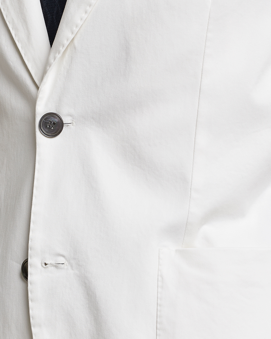 Men | Blazers | Oscar Jacobson | Egel Cotton Blazer White