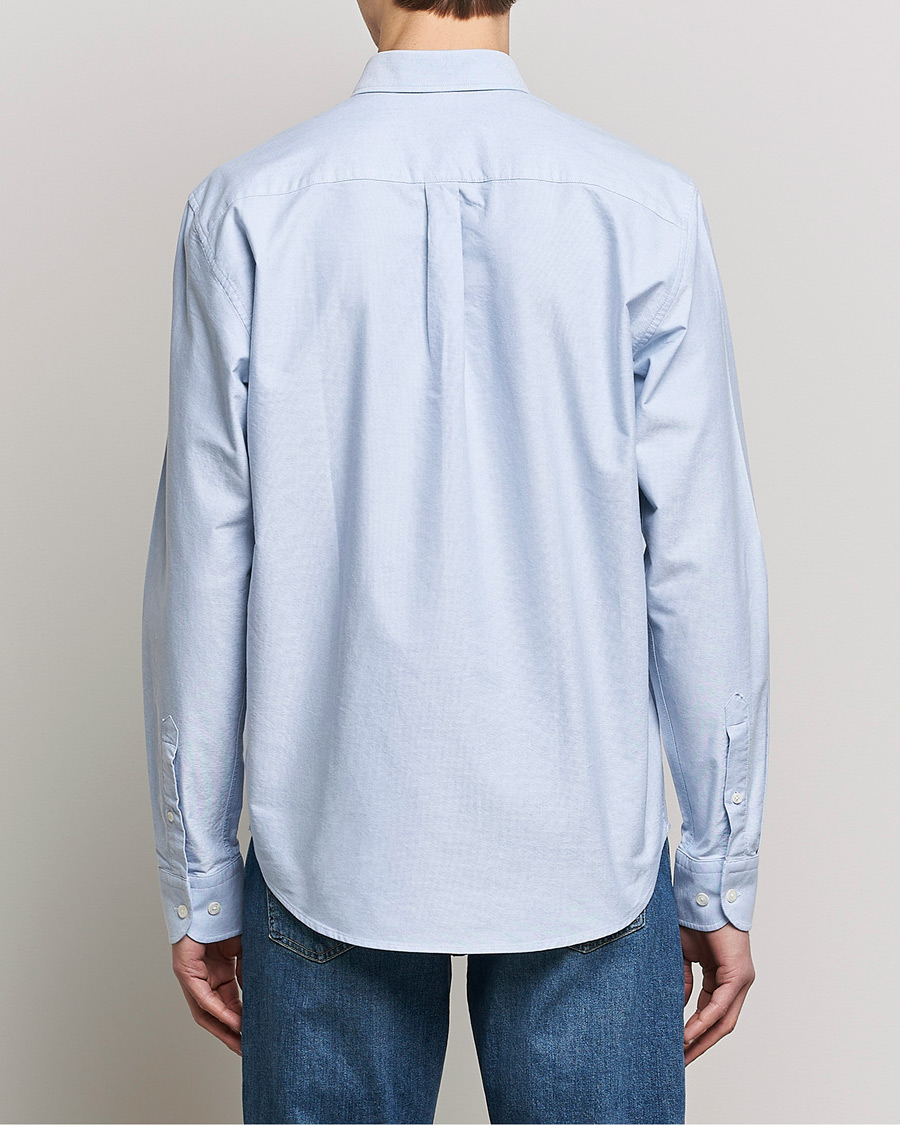 Men | Shirts | Oscar Jacobson | Regular Fit Button Down Oxford Shirt Light Blue