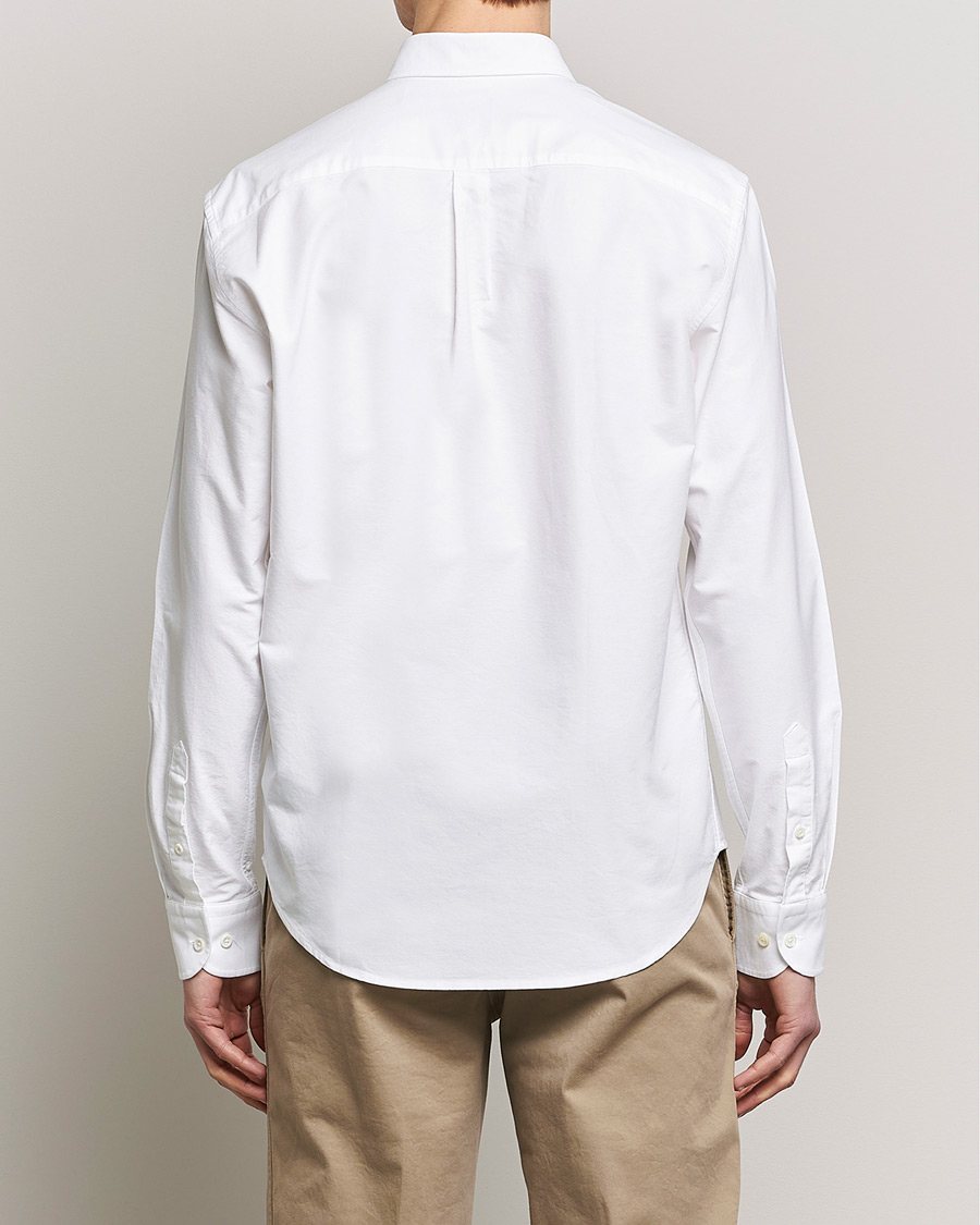 Men | Shirts | Oscar Jacobson | Regular Fit Button Down Oxford Shirt White