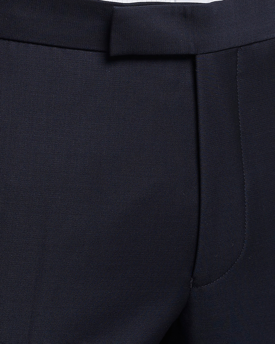 Men | Trousers | Oscar Jacobson | Denz Tuxedo Trousers Navy