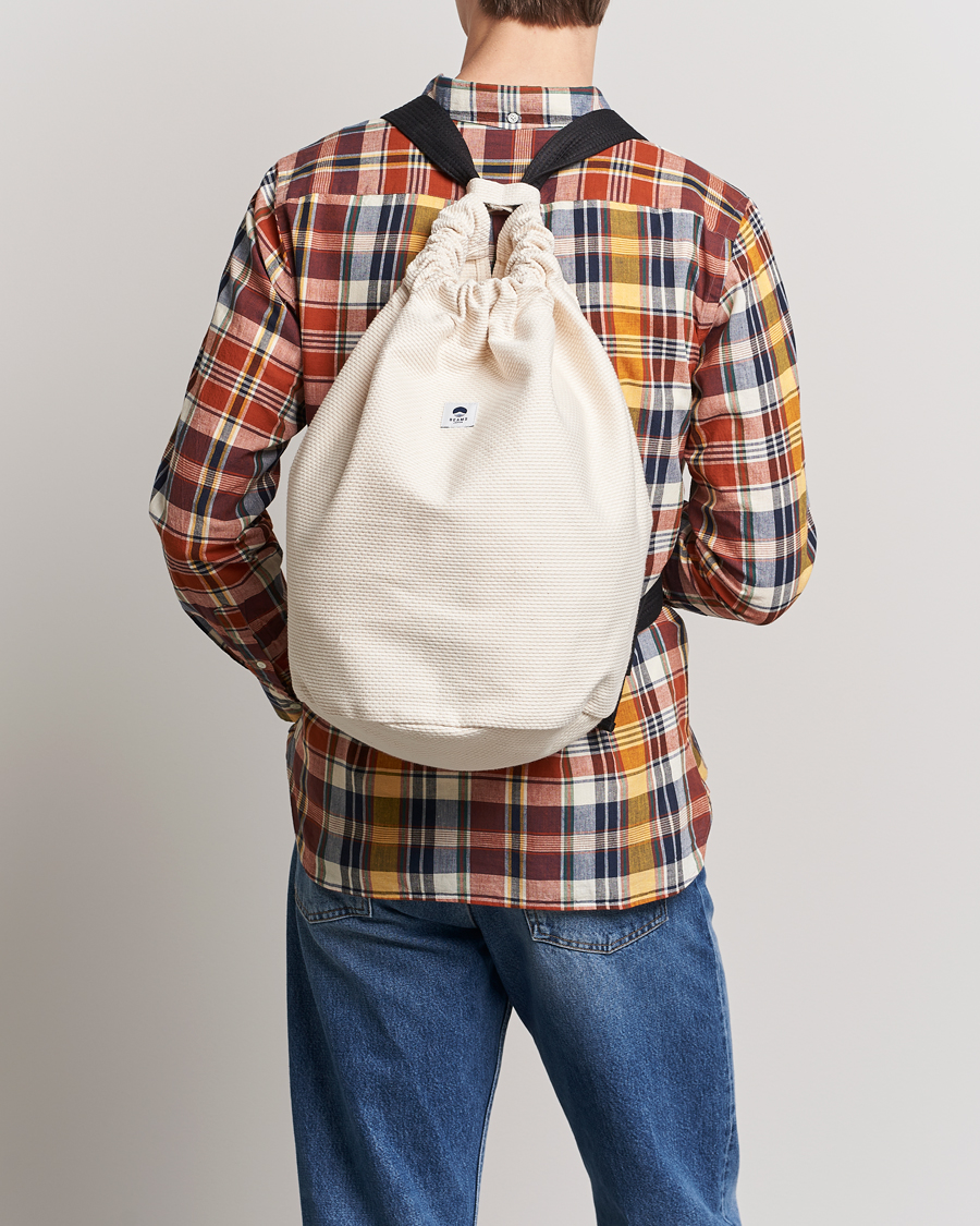 Men | Backpacks | Beams Japan | x Sasicco Obi 2 Way Bag Natural