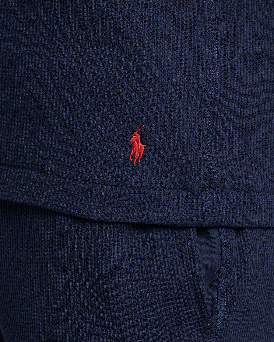 Men | T-Shirts | Polo Ralph Lauren | Waffle Long Sleeve Crew Neck Cruise Navy