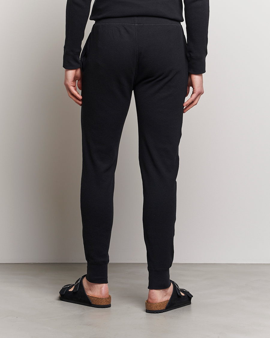 Men | Trousers | Polo Ralph Lauren | Waffle Sweatpants Black
