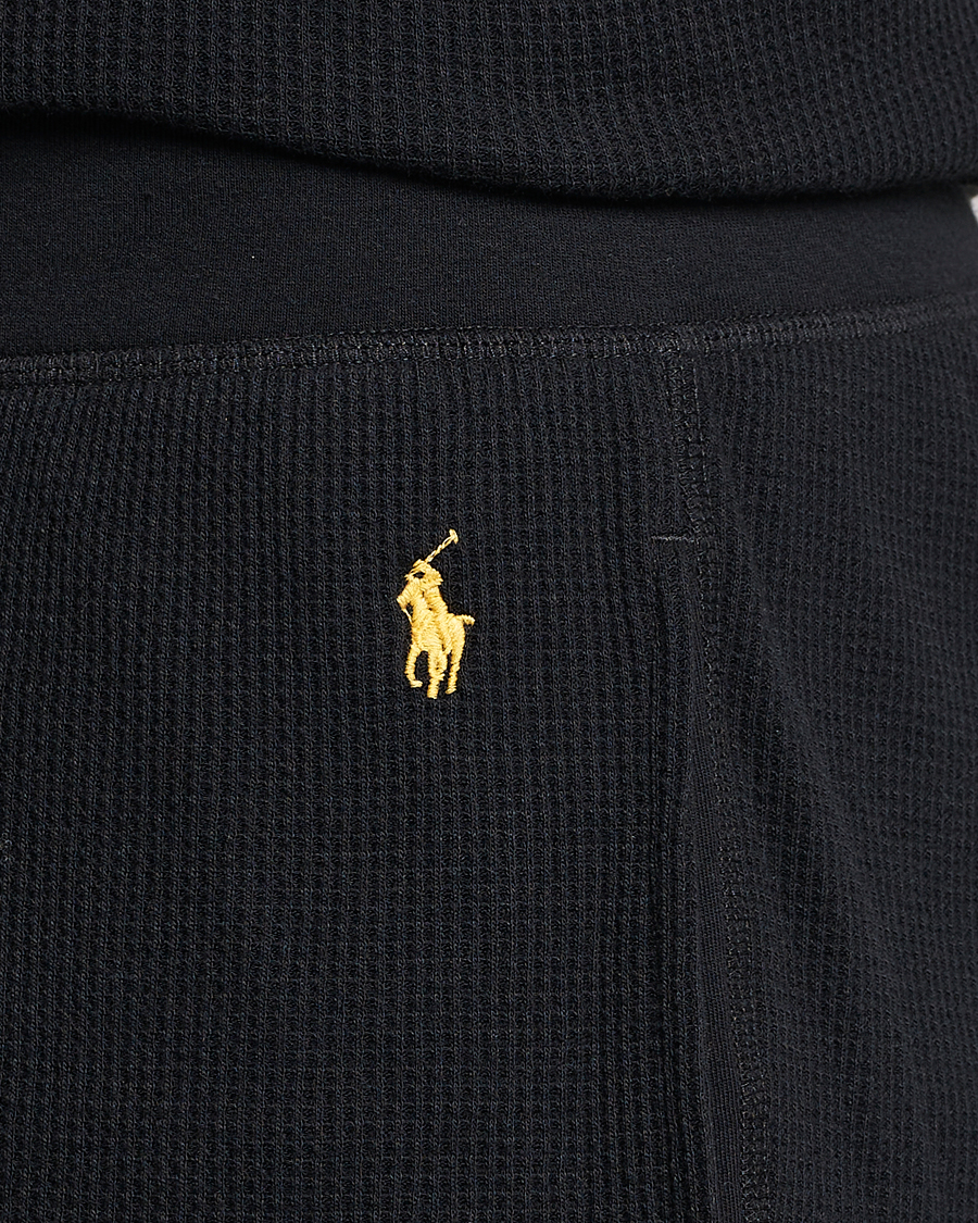 Men | Trousers | Polo Ralph Lauren | Waffle Sweatpants Black