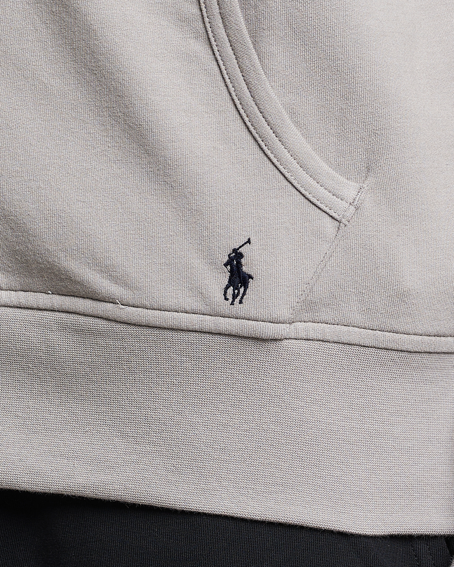 Men | Sweaters & Knitwear | Polo Ralph Lauren | Cotton Jersey Long Sleeve Hoodie Grey Frog