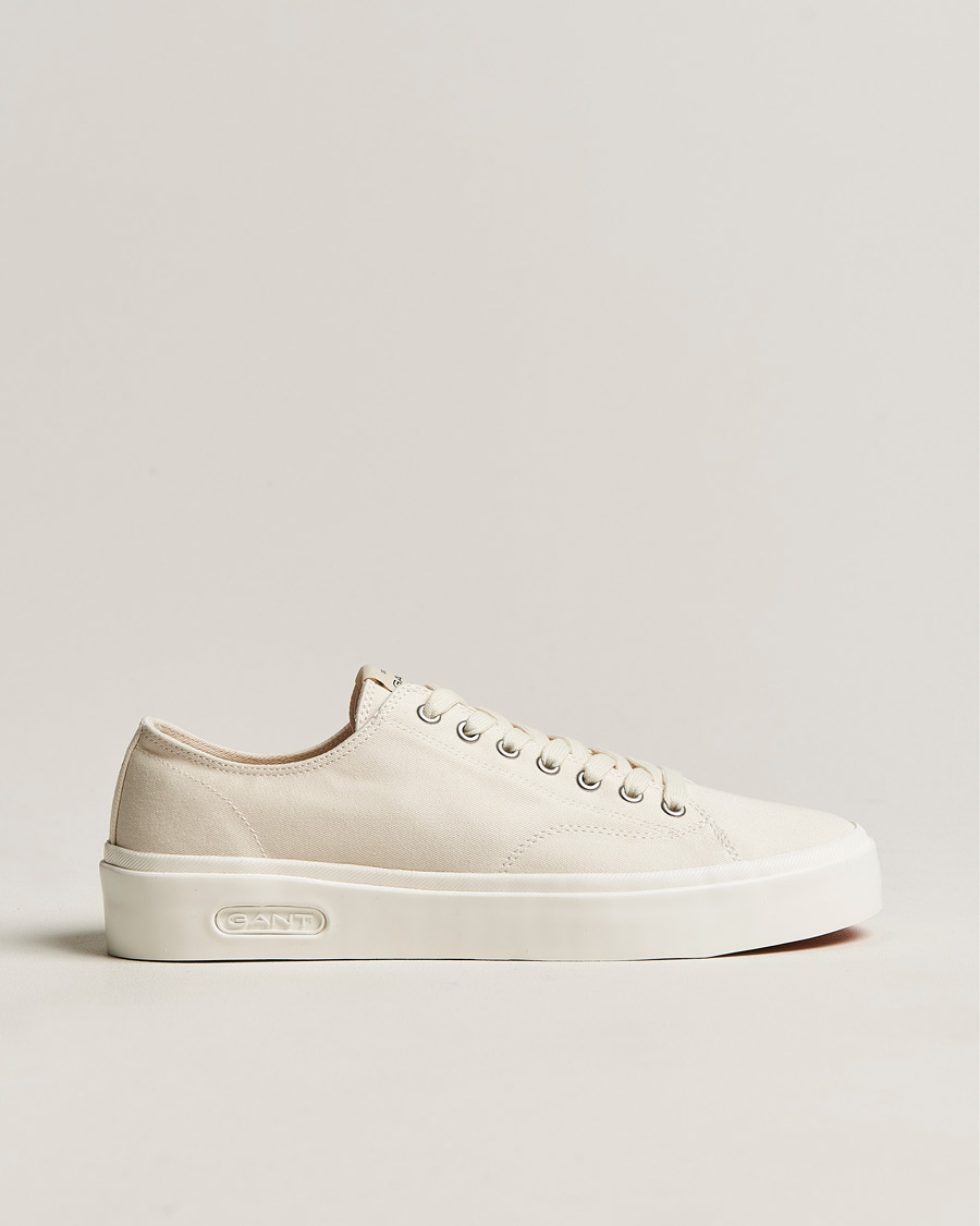 Men | GANT Prepbro Canvas Sneaker Off White | GANT | Prepbro Canvas Sneaker Off White