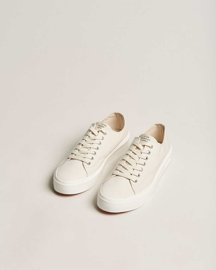 Men |  | GANT | Prepbro Canvas Sneaker Off White