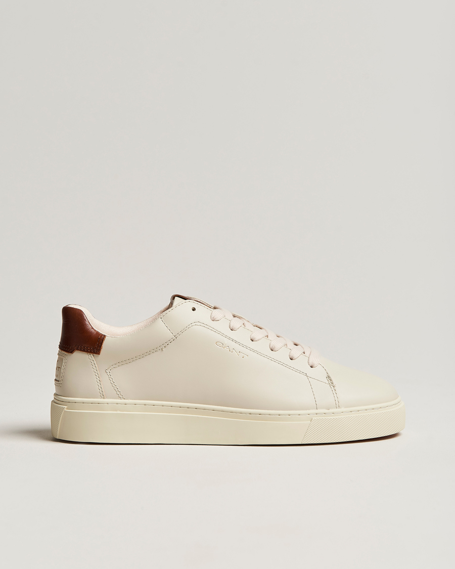 Men | GANT Mc Julien Leather Sneaker Light Beige/Cognac | GANT | Mc Julien Leather Sneaker Light Beige/Cognac
