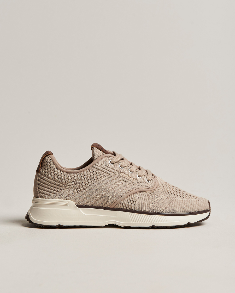 Men | GANT Beeker Mesh Sneaker Taupe | GANT | Beeker Mesh Sneaker Taupe