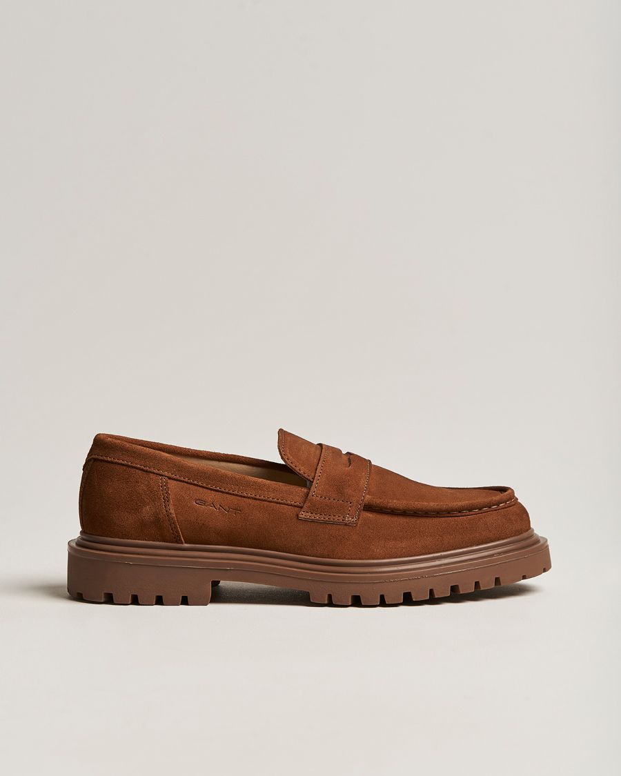 Men | GANT Jackmote Suede Loafer Cognac | GANT | Jackmote Suede Loafer Cognac