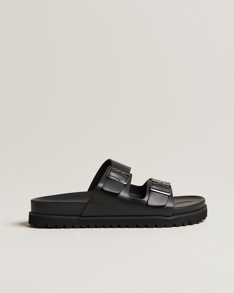 Men | GANT Primapal Leather Sandal Black | GANT | Primapal Leather Sandal Black