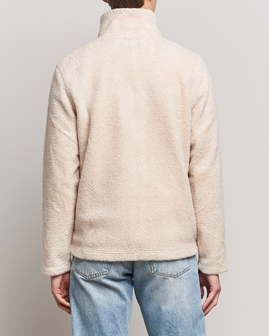 Men | Sweaters & Knitwear | NN07 | Nil Pile Full Zip Jacket Ecru