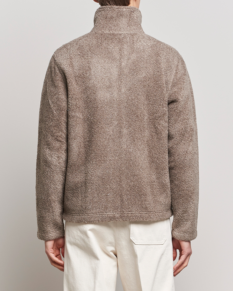 Men | Sweaters & Knitwear | NN07 | Nil Pile Full Zip Jacket Iron