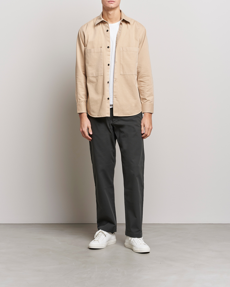 Men | Shirts | NN07 | Freddy Pocket Overshirt Light Khaki
