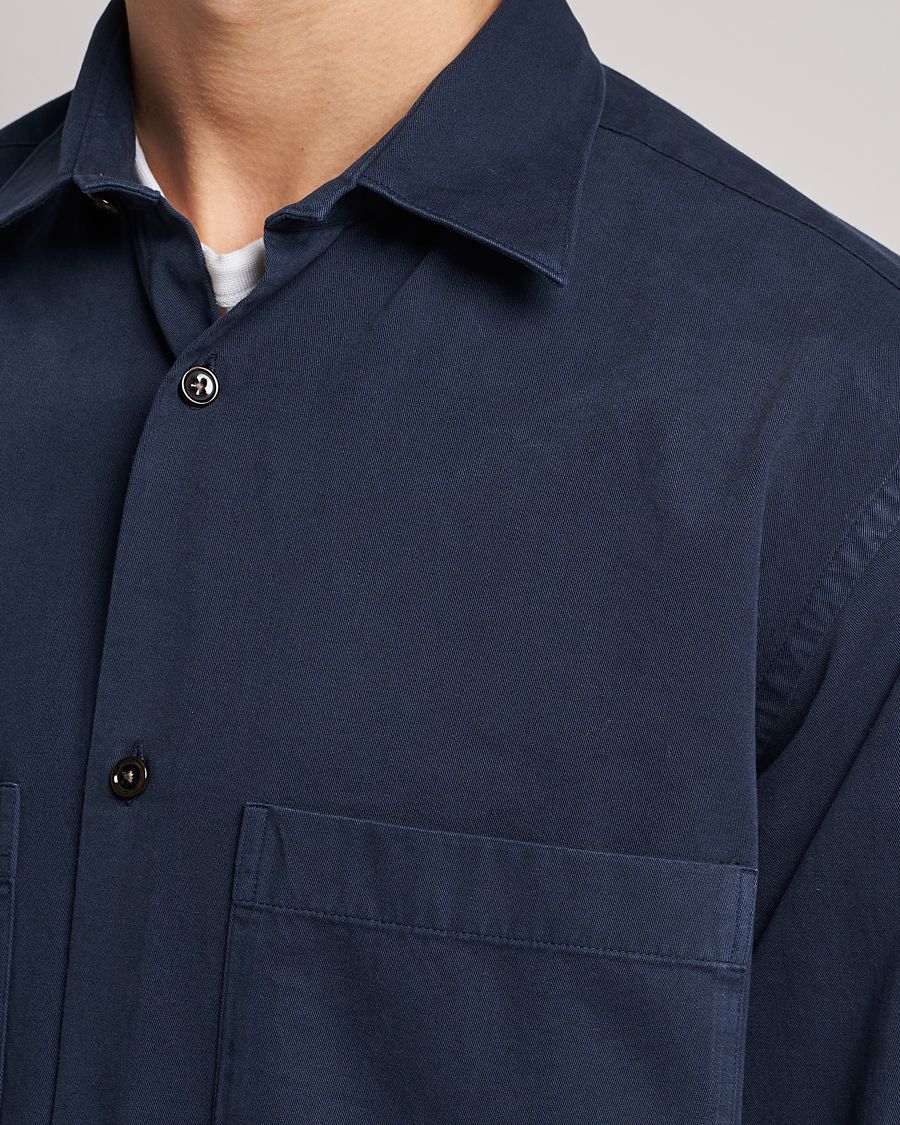 Men | Shirts | NN07 | Freddy Pocket Overshirt Navy Blue