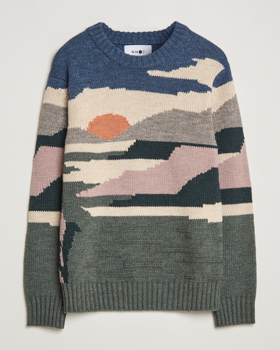 Men | Sweaters & Knitwear | NN07 | Jason Sunset Knitted Sweater Multi