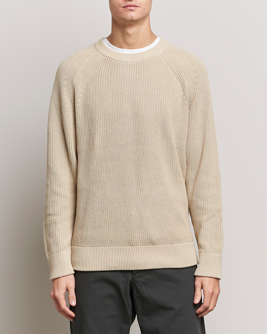 Men | Knitted Jumpers | NN07 | Jacobo Cotton Knitted Sweater Off White