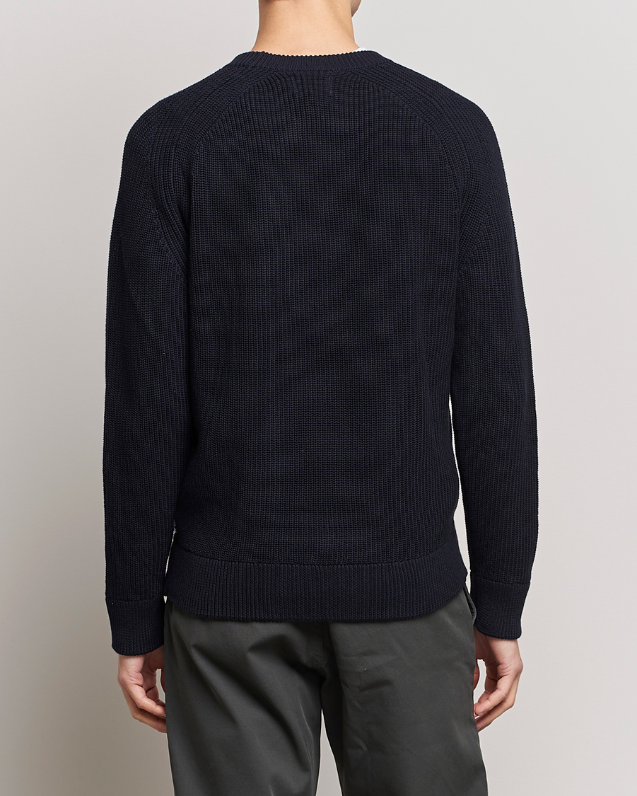 Men | Sweaters & Knitwear | NN07 | Jacobo Organic Cotton Knitted Sweater Navy