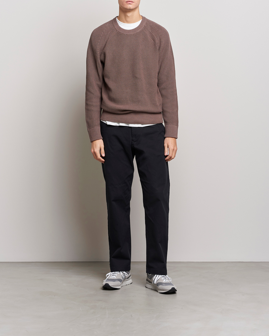Men | Sweaters & Knitwear | NN07 | Jacobo Cotton Knitted Sweater Iron