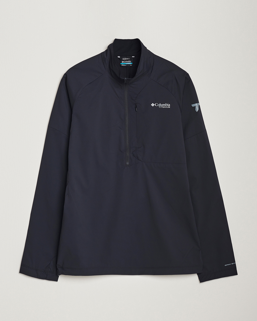 Men | Coats & Jackets | Columbia | Titan Pass Lightweigt Half Zip Jacket Black