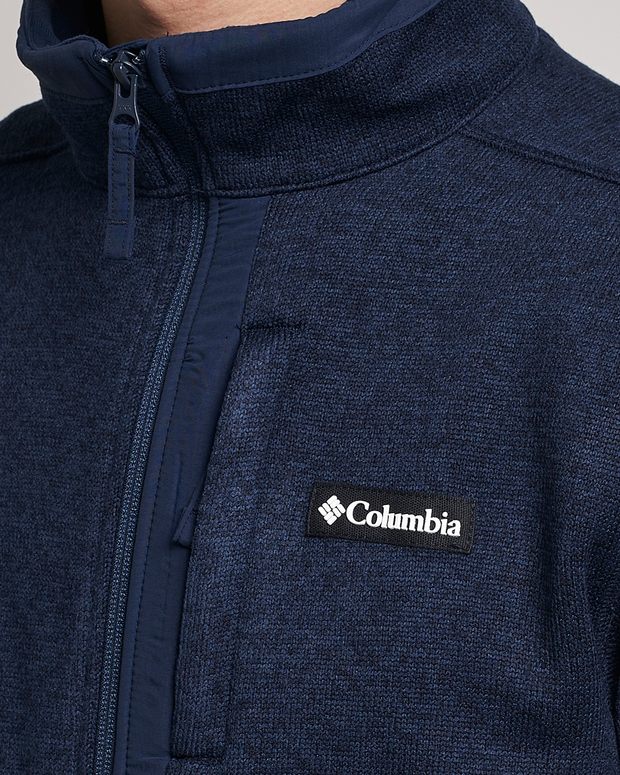 Men | Sweaters & Knitwear | Columbia | Sweater Weather Full Zip Fleece Collegiate Navy