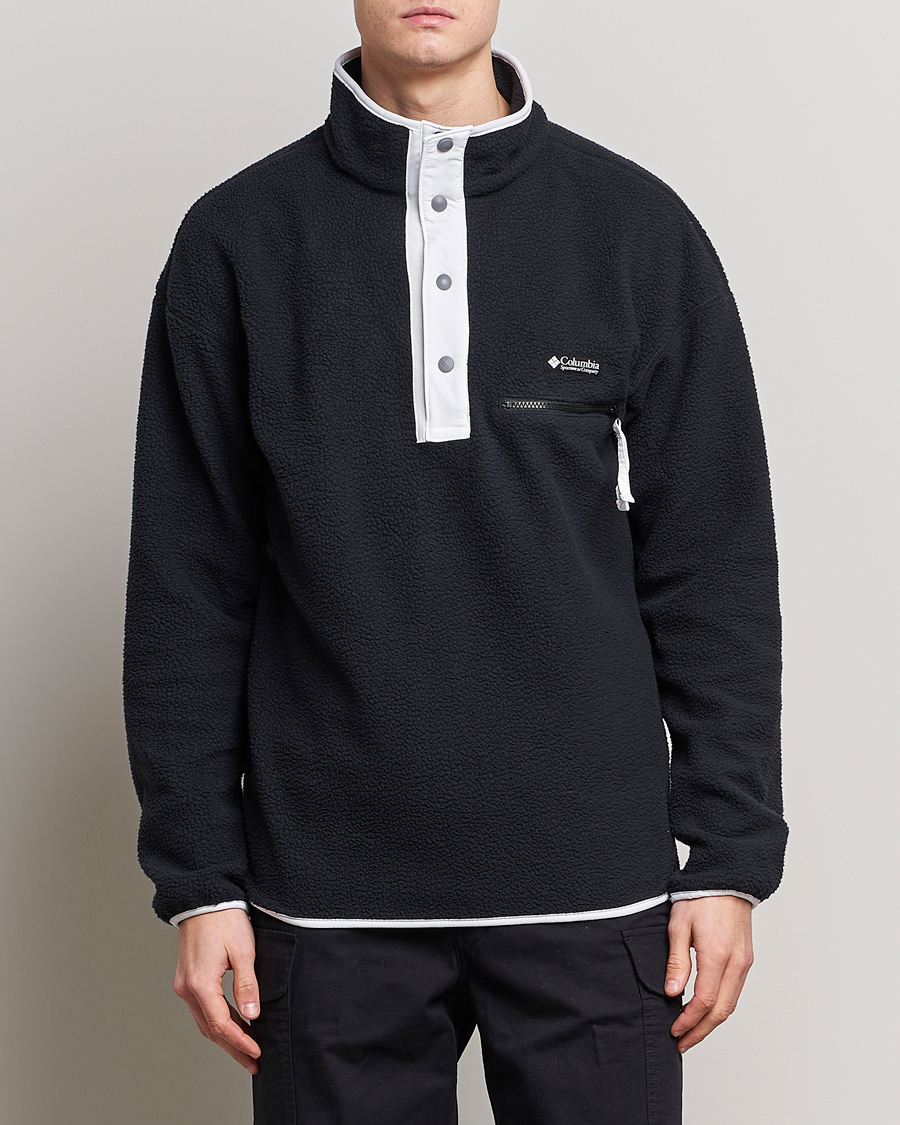 Columbia Helvetia Half Snap Fleece Black at CareOfCarl.com