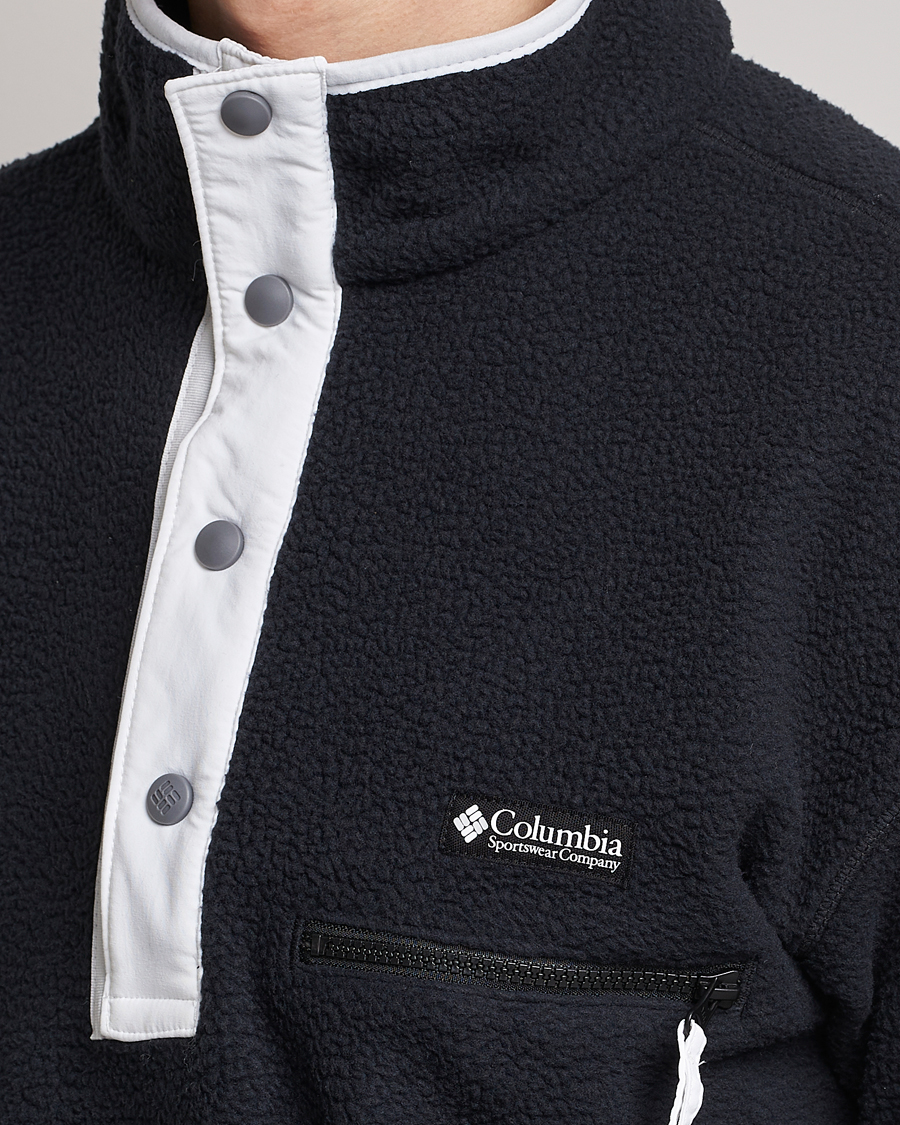 Men | Sweaters & Knitwear | Columbia | Helvetia Half Snap Fleece Black